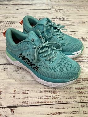 Hoka One One Women’s Aquarelle Bondi 7 Running Shoes Size 7.5